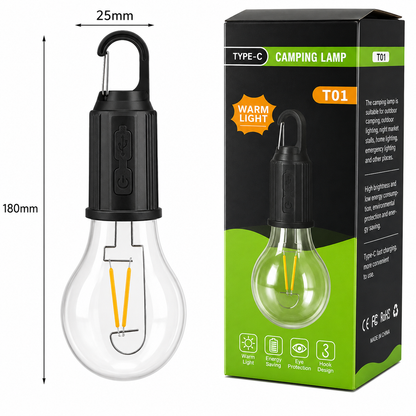 LUMITRAIL™ — Lâmpada LED Recarregável 8–12h – Luz Forte Mesmo Sem Energia.