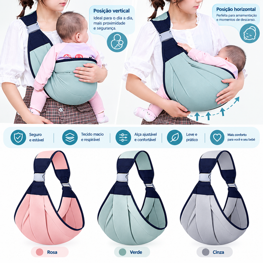 BabyConfort™ – Canguru Ergonómico para Bebé