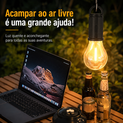 LUMITRAIL™ — Lâmpada LED Recarregável 8–12h – Luz Forte Mesmo Sem Energia.